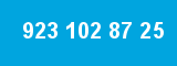 923 102 87 25 923 102 87 25